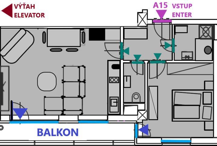 Apartment Mala Praha & Parking In The Garage Żylina Zewnętrze zdjęcie